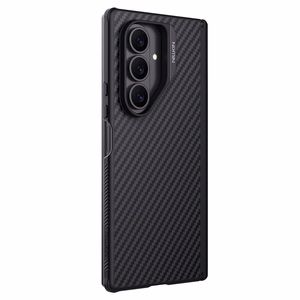 "Nillkin Synthetic Fiber Pro" magnetinis dėklas "Samsung Galaxy Z Fold 7", suderinamas su "MagSafe" - juodas
