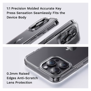 Rock Pure serijos dėklas Iphone 16 Pro Max permatomas