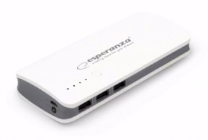 Esperanza EMP106WE Radium 8000 mAh pilkas, baltas
