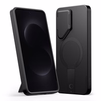 Tech-Protect Kevlar Aura MagSafe Dėklas for Samsung Galaxy S26 - juodas and oranžinis