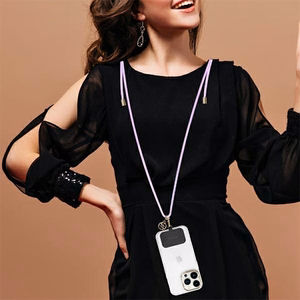Guess GUOUCNMG4EU Universal CBDY Cord dirželis alyvinė/lila Nylon 4G Metal Charm
