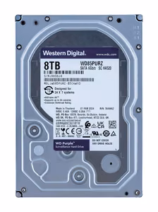Western Digital Blue 8TB WD PURPL 8TB WD PURPLE 3.5" „Serial ATA III“