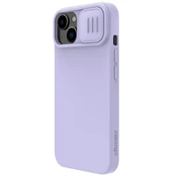 Dėklas Nillkin CamShield Silky Magnetic Silicone Apple iPhone 14 Plus šviesiai violetinis