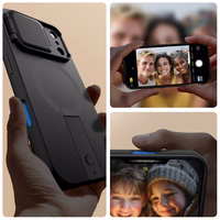 Tech-Protect Kevlar Aura Magnetinis dėklas telefonui iPhone 17 Pro - juodas