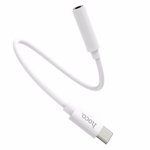 Adapteris HOCO USB Type-C (M) - ausinių jungtis 3.5mm (F)