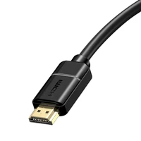 Baseus HDMI 2.0 kabelis 4K 60 Hz 3D HDR 18 Gbps 3 m juodas (CAKGQ-C01)