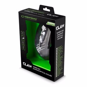 Esperanza EGM209G pelė dešinės rankos USB Type-A optinė 2400 DPI
