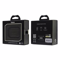 Audi Odinis Didelis Logotipas AirPods Pro 2 dėklas juodas/juodas AU-APP2-GT/D3-BK