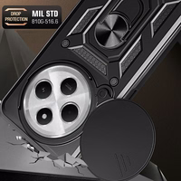 Tech-Protect CamShield Pro dėklas telefonui Xiaomi Redmi 14C / Poco C75 - juodas