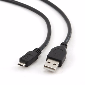 Gembird CCP-MUSB2-AMBM-1M USB laidas USB 2.0 Micro-USB B USB A juodas