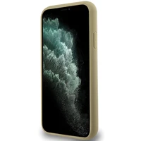 Hello Kitty odinis Kitty Head magnetinis dėklas telefonui iPhone 11 / Xr - auksinis