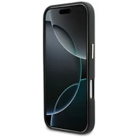 KARL LAGERFELD case for IPHONE 17 compatible with MagSafe KLHMP17S5PGFKHGK (PU FW W/ KHead Logo) black