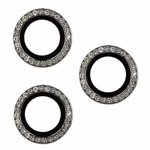 Apsauginis stiklas KIEKVIENAS DIAMOND kamerai (OBJEKTYVAS) Iphone 16 Pro/16 Pro Max pilkas (3 objektyvai)