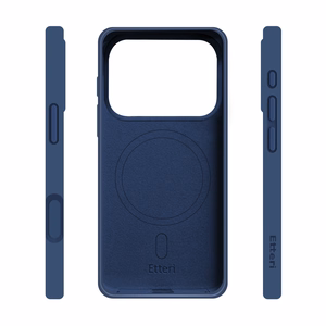 Etteri Silikoninis Mag dėklas for iPhone 17 Pro tamsiai mėlynas