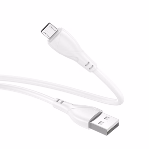 Borofone laidas BX121 Energy - USB į Micro USB - 2,4A 1 metras baltas