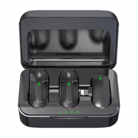 "Devia" mikrofonas "Smartfon Kintone Lightning" belaidis 2in1 juodas