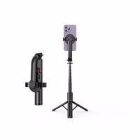 Selfie lazda (f) su belaidžiu nuotolinio valdymu tripodu suderinama su MagSafe SSTR-C09 - juoda