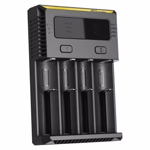 Nitecore New I4 Intellicharger Baterijų Įkroviklis 4 Lizdų