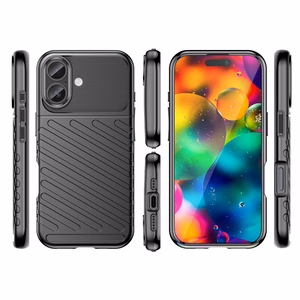 Thunder dėklas telefonui iPhone 17 - juodas