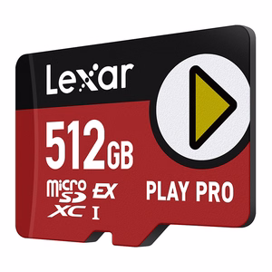 „Lexar PLAY Pro“ „microSD Express 7.1“ 512 GB atminties kortelė