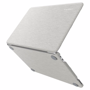 Spigen Urban Fit pilkas dėklas, skirtas 2026 m. MacBook Neo 13 col.