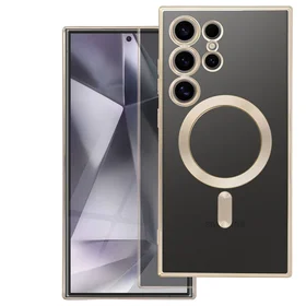 ELECTRO MAG COVER dėklas suderinamas su MagSafe SAMSUNG A37 auksinis