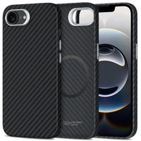 Tech-Protect Ion Carbon MagSafe iPhone 16e Dėklas - Juodas/Pilkas