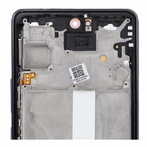 LCD ekranas SAMSUNG A53 A536 HARD OLED su juodu rėmu