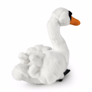 Rappa ekologiškas tikroviškas pliušinis žaislas – gulbė, 20 cm