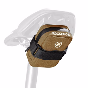 Rockbros F006 велосипедная подседельная сумка 0.35 l - коричневый