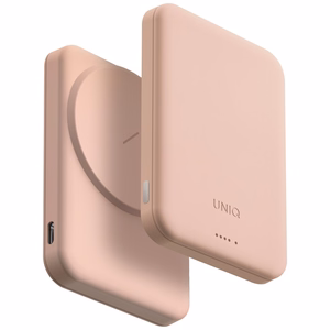 Uniq Lyden Lexa magnetine 5000mAh PD USB-C MagSafe isorine baterija - rozine