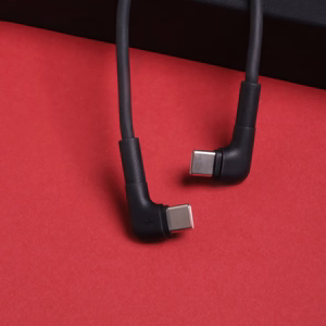 Maxlife MXUC-09 угловой кабель USB-C - USB-C 1,0 m 60W черный