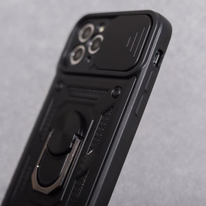 TFO Defender Slide smūgiams atsparus dėklas su slankiojančia kameros apsauga, skirtas Honor Magic8 Lite – juodas