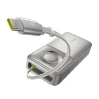 Išorinė baterija Baseus OS Free2Pull 20000mAh 65W + laidas (pilka)