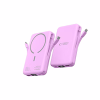 Tech-Protect PB31 MagSafe 10000mAh Išorinė baterija (f) - violetinė