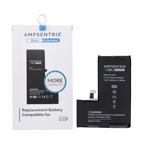 AmpSentrix Basic baterija, skirta iPhone 15 PRO (didelė talpa 3480 mAh)