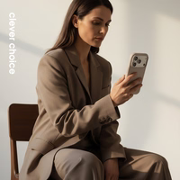 Crong Color Cover Magnetic - dėklas MagSafe iPhone 17 Pro (stone smėlio)