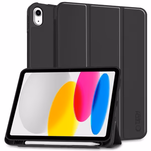 Dėklas Tech-Protect SmartCase Pen Holder Apple iPad 10.9 2022/iPad 11 2025 juodas