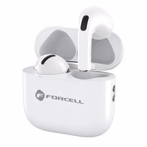 Forcell Core TWS belaidės į ausis įstatomos ausinės – baltos