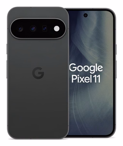 Google Pixel 11 16 cm (6.3") Dviguba SIM jungtis Android 17 5G C tipo USB 12 GB 256 GB 4985 mAh Juoda
