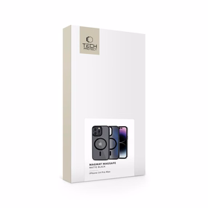 Tech-Protect MagMat Magnetinis dėklas telefonui iPhone 14 Pro Max - matinė juoda