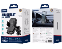 JELLICO automobilinis laikiklis gravitacinis PH32 Juodas