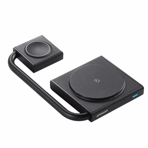 Беспроводное зарядное устройство Joyroom "JR-WQN05 2in1" чёрный 15W (для iPhone / Apple Watch)
