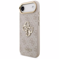 Guess 4G Charms Collection Magnetinis dėklas telefonui iPhone 17 Pro - rudas