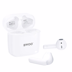 BWOO belaidės TWS ausinės BW94-WH baltos spalvos