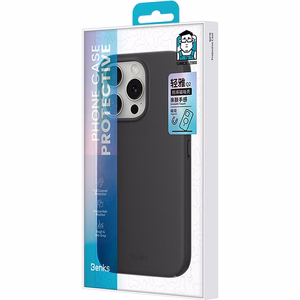Benks magnetinis Vita Pro silikoninis dėklas telefonui, skirtas Iphone 16 Pro, juodas