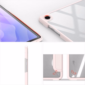 Dėklas Dux Ducis Toby Samsung X210/X215/X216 Tab A9 Plus 11.0/X230/X235/X236 Tab A11 Plus 11.0 rožinis