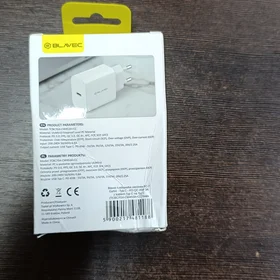 Blavec Wall charger BC-7 GaN4 - Type C - PD QC 45W 3A with Type C to Type C cable (TCBC7G4-CW453A+CC) white (damaged packaging)