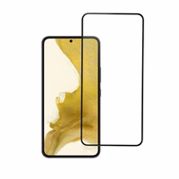 Apsauginis stiklas Blue Star - SAMSUNG Galaxy S22 viso ekrano (su pilnu klijavimu, tinkamas dėklui) - juodas