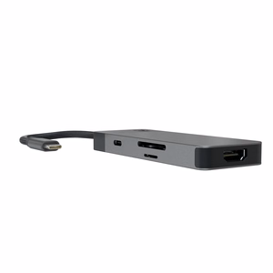 Green Cell USB-C šakotuvas GC Connect 7-in-1 (3x USB 3.1, HDMI 4K 60Hz, USB-C PD 85W, MicroSD/SD)
